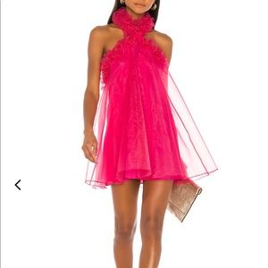 Lovers + Friends NWT “Capri” Mini Dress in Fuchsia